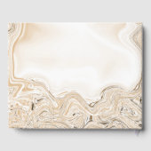 Love Caramel Marble Swirl Scripting Ephesians 4:2 Gastenboek (Achterkant)