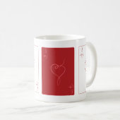 Love Card Mug Koffiemok (Voorkant rechts)