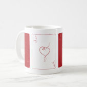 Love Card Mug Koffiemok (Voorkant links)