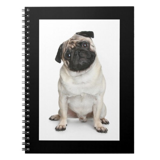 Love Carlin Puppy Dog White Notebook / Journal (Devant)