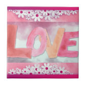 Love : Carreaux en céramique WaterColor (Devant)
