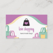 Love Carte de visite de sacs de shopping (Devant)