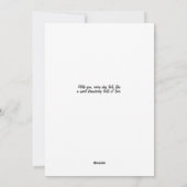 Love carte fraise pour les amoureux (Dos)