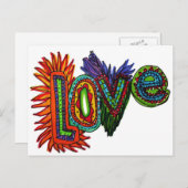 LOVE Carte postale : . (Devant / Derrière)