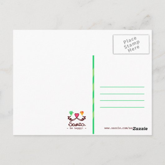 LOVE Carte postale : . (Dos)