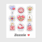 Love cartoon sticker set (Vel)