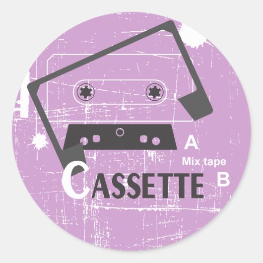 Love Cassette - autocollant (Devant)
