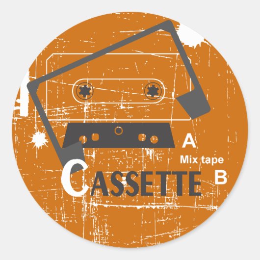 Love Cassette - sticker (Voorkant)