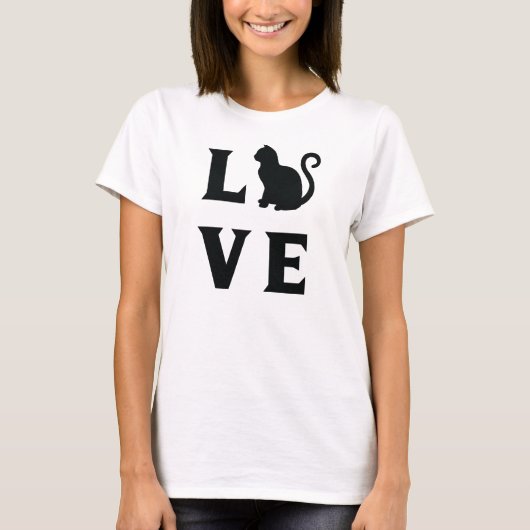 Love Cat T-shirt (Voorkant)