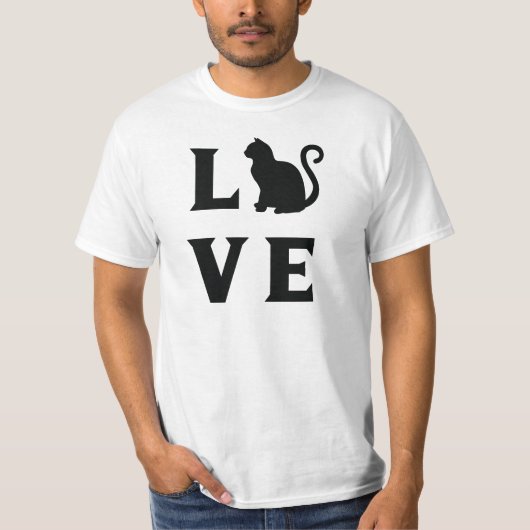Love Cat T-shirt (Voorkant)