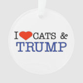 Love Cats and Trump Ornament (voorkant)