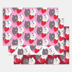 Love Cats Collectie Inpakpapier Vel