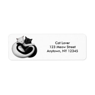 Love Cats Étiquette personnalisable