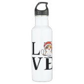 Love Cats - Santa Kitten Waterfles (Voorkant)