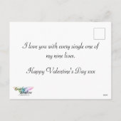 Love Cats Valentijn Feestdagenkaart (Achterkant)