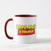 Love Chai & Samosas Funny Chai Indian Tea Coffee Mok (Links)