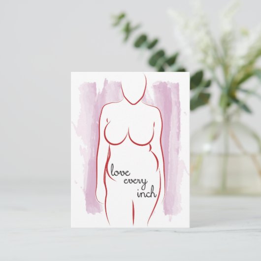 Love Chaque Pouce Carte Postale (Debout devant)