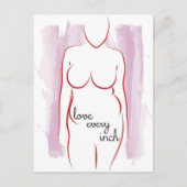 Love Chaque Pouce Carte Postale (Devant)