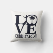 LOVE Charleston South Carolina Kussen (Achterkant)