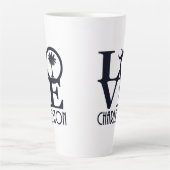 LOVE Charleston Tall Latte Mok (Voorkant)