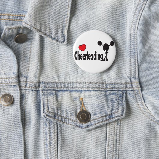 Love Cheerleading Ronde Button 5,7 Cm (In situ)