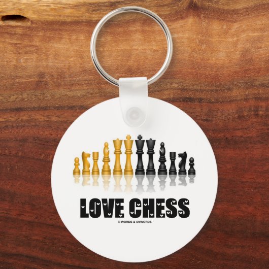 Love Chess Sleutelhanger (Voorkant)