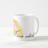 'Love Chick' White 11oz Classic Mok (Voorkant rechts)