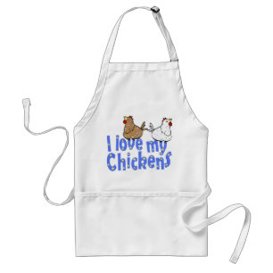 Love Chickens - Apron Standaard Schort