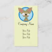 Love Chihuahua Carte de visite (Dos)