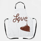 Love chocolate heart schort (Voorkant)