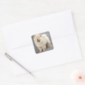 Love Chow Chow Chien Chien Stickers de voeux (Enveloppe)