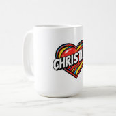 Love Christina Koffiemok (Voorkant links)