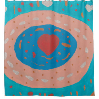 Love Circles Douchegordijn