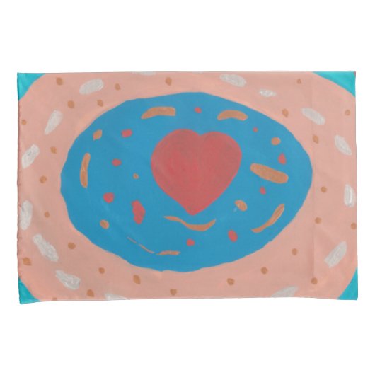 Love Circles Kussensloop (Voorkant-Rechts)