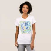 Love citeert white t-shirt (Voorkant volledig)