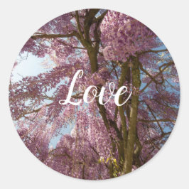 Love Classic Round Sticker