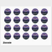 Love Classic Round Sticker (Vel)