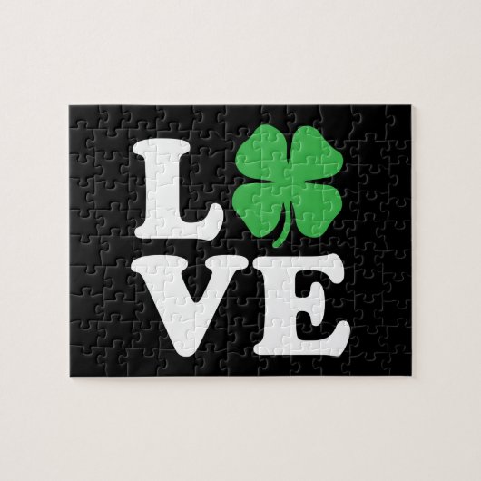 Love Clover Black Legpuzzel (Horizontaal)