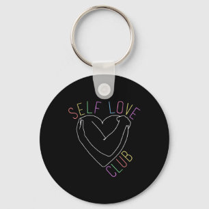Love Club Mental Health Awareness Line Art voor SU Sleutelhanger