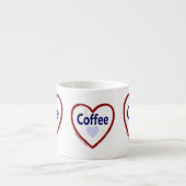 Love Coffee - Espresso Mok (Voorkant)