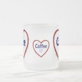 Love Coffee - Frosted Mok (Center)