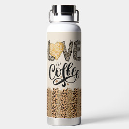 Love Coffee grappige leuke trendy citaten voor haa Waterfles