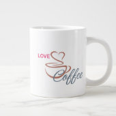 Love Coffee Heart Design Classic Mug               (Droite)