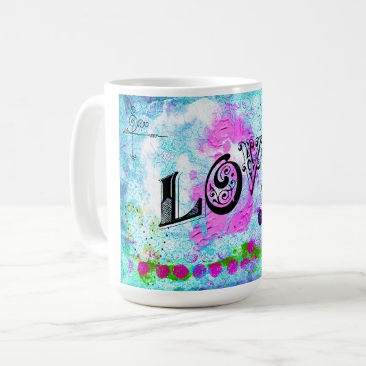 Love Coffee Mok (Voorkant links)