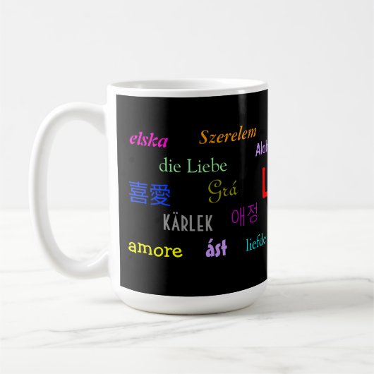 LOVE Coffee Mug (Gauche)