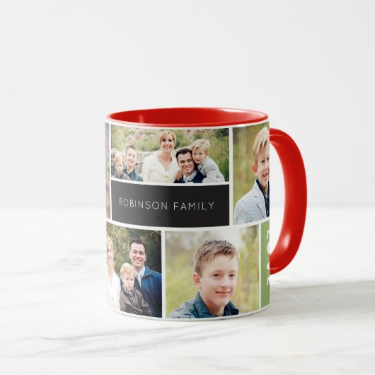 Love Collage 5 Photo Mug (Devant droit)