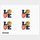 LOVE Collection coeur Pomme de terre Sticker perso (Feuille)