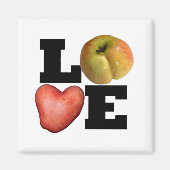 LOVE Collection Heart Potato Magnet (Devant)
