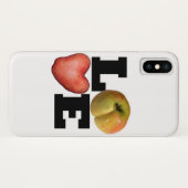 LOVE Collection Pomme Coque iphone de pomme (Dos (Horizontal))