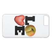 LOVE Collection Pomme Coque iphone de pomme (Dos (Horizontal))